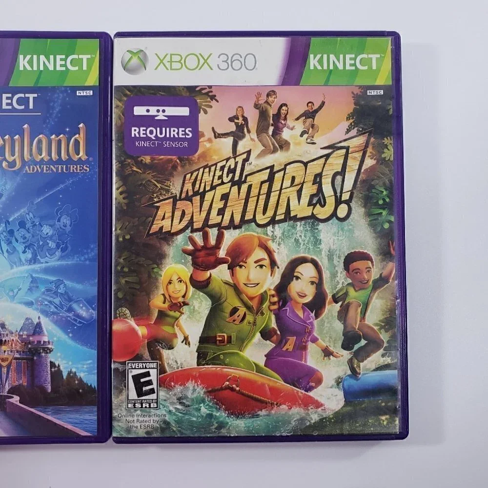 Kinect Adventures and Disneyland Adventures Xbox 360 Kinect Games